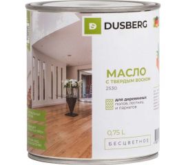 Масло с твердым воском DUSBERG бесцветное, 0.75 л 2530075 