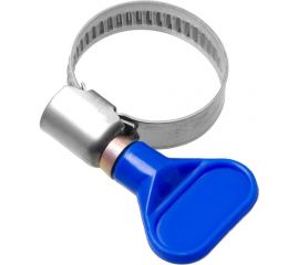 Обжимной червячный хомут MasterProf нержавеющая сталь, с бабочкой, 16-25 мм, 5 шт. ИС.140903 