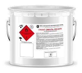 Грунт-эмаль по ржавчине ЗАГОРСКИЙ ЛАКОКРАСОЧНЫЙ ЗАВОД ХВ-0278 синяя 10 кг ZLK05357 