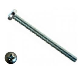 Винт КРЕП-КОМП полуцилиндрическая головка, цинк DIN7985 3х10 2000шт вц310ф 