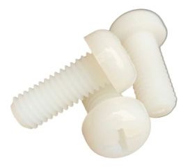 Винт с полукруглой головкой и крестовым шлицом DINFIX DIN 7985, полиамид (пластик), М8x20, 10 шт. 00-00003331 