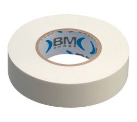 Изолента BM Group ПВХ, 25 мм x 25 м, цвет белый BM-ESB2525BI 