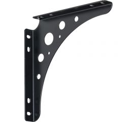 Кронштейн VORMANN Delta-Line 200х200х24 мм, оцинкованный, цвет: черный, 95 кг 00146 200 S 