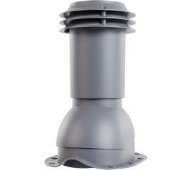 Выход вентиляции канализации для металлочерепицы Viotto серый графит RAL 7024 07.500.03.03.05.100.7024 