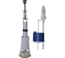 Арматура для бачка Псков шток, нижняя подводка, металлизированный, 67.57.14.3 28135 