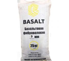 Базальтовая фибра Basalt 3 мм, 25 кг 4687203015459 
