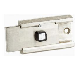 Накладной замок Поливектор ""Барьер-2Р"" никель, длина ключа 80 мм 2002 