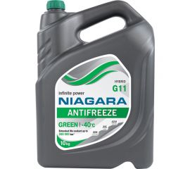 Охлаждающая жидкость NIAGARA Антифриз G11, зеленый, 10 кг 1001002012 