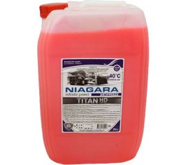 Охлаждающая низкозамерзающая жидкость NIAGARA TITAN HD-40 антифриз, красный, 20 кг 1001033013 