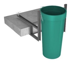 Прямая секция мусоросброса Blitz зеленая 510.1000.401.0 