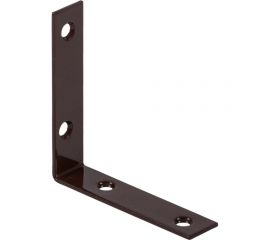 Уголок VORMANN 80х80х18х2 мм, оцинкованный, цвет: коричневый 00180 080 B 