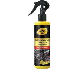 Полироль-очиститель пластика Astrohim матовый, лимон, спрей, 250 мл AC3203 