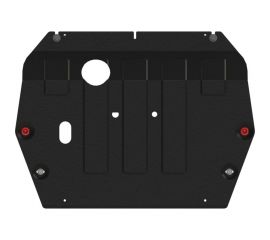 Защита картера и КПП SHERIFF для JAC J7 2021-1.5T MT/ 1.5T CVT, универсальная штамповка, сталь 2.0 мм, с крепежом 4853 