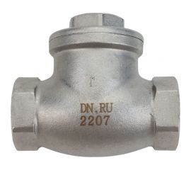 Обратный клапан DN.ru поворотный -SCV-316 Ду20 Ру16 резьбовой D100-00494 
