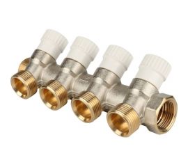 Распределительный коллектор STOUT 3/4, 4 отвода 3/4ЕК RG008S37S5IFP8 