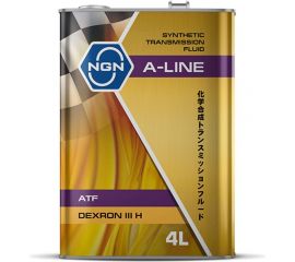 Трансмиссионное масло NGN A-LINE ATF DEXRON III H синтетическое, 4л V182575151 
