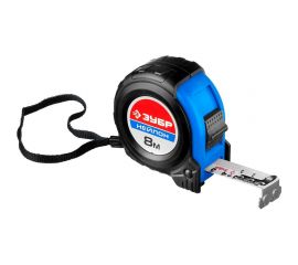 Рулетка Зубр ПРОФИ 8м/25мм ударостойкий обрезиненный корпус 34056-08-25_z02 