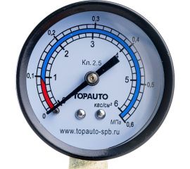 Манометр для ножного насоса ИЗМЕРИТ 6 атм TopAuto 14409 