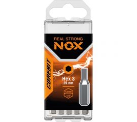 Бита COREBIT (5 шт; Hex3х25 мм; бокс; С6.3) NOX 331325-5B 