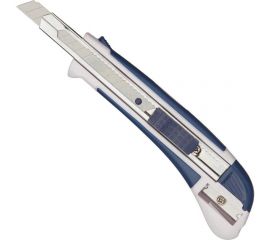 Канцелярский нож Attache Selection 9 мм, с антискользящими вставками и точилкой 280459 