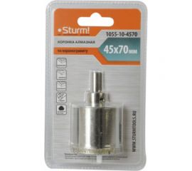 Коронка алмазная (45х70 мм; хв-к с проточкой) Sturm 1055-10-4570 