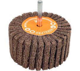 Щетка лепестковая комбинированная ROXTOP на шпинделе (80х40х6 мм; Р80+Medium) RoxelPro 135856 