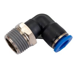 Фитинг цанговый угловой с наружной резьбой 1/2M для трубки диаметром 10 мм SHPI PL 10-R04 