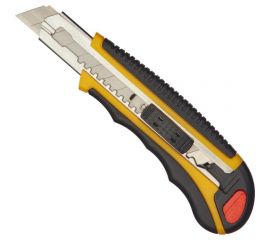 Универсальный нож Attache Selection 18 мм, с резиновыми вставками и 6 запасными лезвиями 280451 