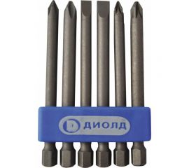 Набор бит НСН-6 6 шт ДИОЛД 90023001 