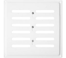 Решетка вентиляционная 200x200 мм, регулируемая, белый Домарт 170955 