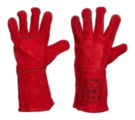 Спилковые пятипалые краги ООО Комус 147563 