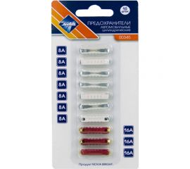 Цилиндрические предохранители Nova Bright 8-16 А, 10 шт. 00345 