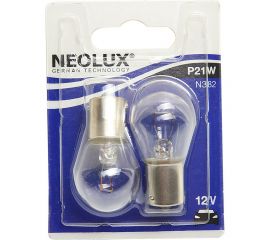 Автолампа NEOLUX P21W BA15s блистер, 2шт 12V 1 10 50 N382-02B 