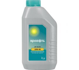 Моторное полусинтетическое масло Ярнефть SAE 10W-40 API SG/CD СТАНДАРТ, 1л 1511 