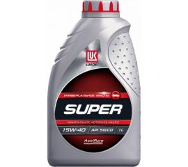 Моторное масло Лукойл СУПЕР SAE 15W-40, API SG/CD, 1 л 19194 