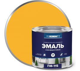 Эмаль PROREMONTT ПФ-115 желтая, 1.9 кг Лк-00004461 