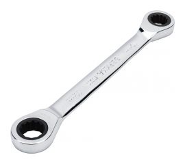 Накидной трещоточный ключ 10х11мм на держателе ЭВРИКА ER-71011H 