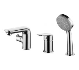 Смеситель на борт ванны IDDIS Torr TORSB30i07 на 3 отверстия с керамическим дивертором 