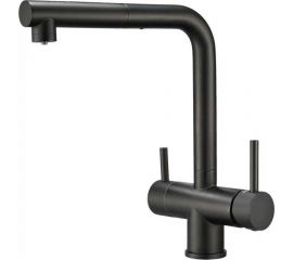 Смеситель для кухни EMAR из нержавеющей стали ЕСВ 7017 Black 