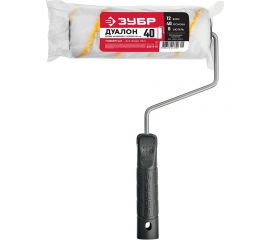 Малярный валик Зубр ДУАЛОН 40, 180 мм, d=40 мм, ворс 12 мм, ручка d=6 мм, 03518-18_z01 