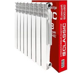 Радиатор STI AL 500/80 8 секций Т0000001032 