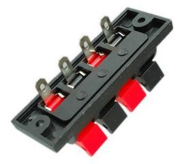 Аудио-прищепка Pro Legend четверная, пластик, на корпус, 0 PL2352 