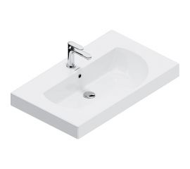 Раковина KERAMA MARAZZI BUONGIORNO подвесная/мебельная 80, белая глянцевая BG.wb.80 