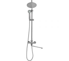 Душевая стойка WISENT со смесителем, круглым тропическим душем и лейкой WG72403-2 