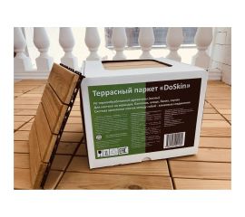 Террасный паркет Арматура Композит doskin термососна, 300x300x25 мм, 9 шт. 4660228920182 