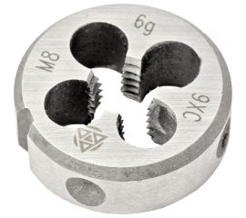 Плашка Волжский инструмент М8х1.25 в ПВХ-упаковке 3704007 