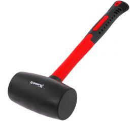 Резиновая киянка MATRIX 910 г, черная резина, фибергласовая рукоятка 11194 