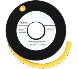 Кабельный маркер EKF 2,5 мм2, B, 1000 шт, ЕС-1, PROxima plc-KM-2.5-B 