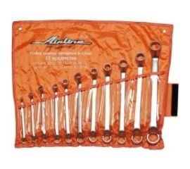 Набор накидных ключей Airline с изгибом, 11 предметов, сумка ATAH015 