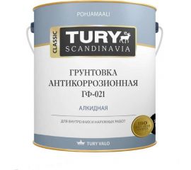 Грунт TURY ГФ-021 (серый; 2,4 кг) 00001000247 